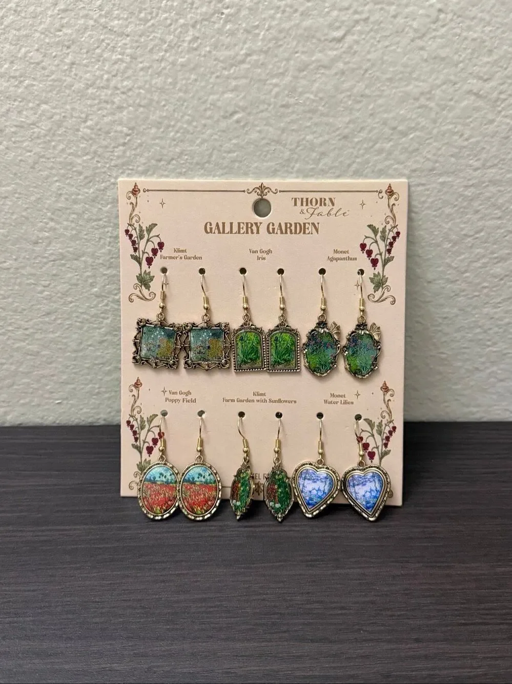Thorn & Fable Gallery Garden Drop Earrings Set